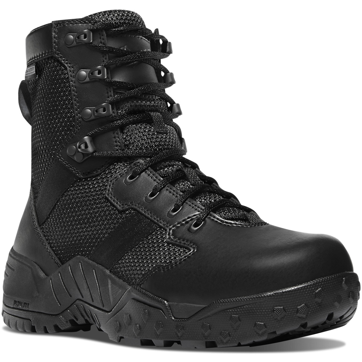 Botas Tacticas Danner Hombre Mexico - Scorch Side-Zip 8 Negros - QUJNF3507